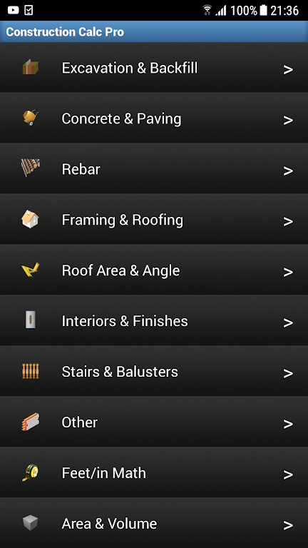 Construction Calc Pro Mod screenshot 0