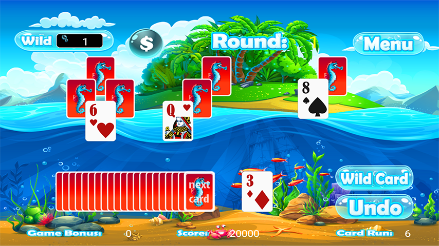 Tri Peaks Solitaire Classic屏幕截圖2