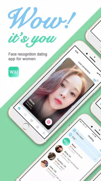 WowU– Face recognition Dating, Meet Singles & Chat屏幕截圖0