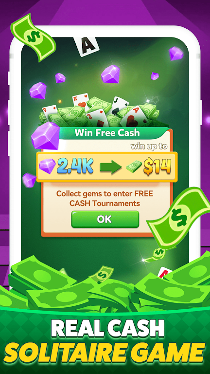 Solitaire Clash-Win Cash屏幕截圖3