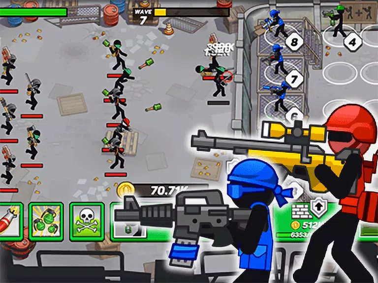 Stickman Defenders: Stick War screenshot 1