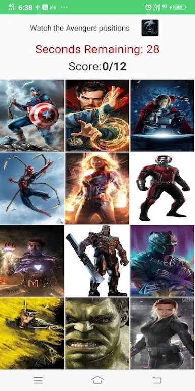 Avengers Cards Flip Gameスクリーンショット3