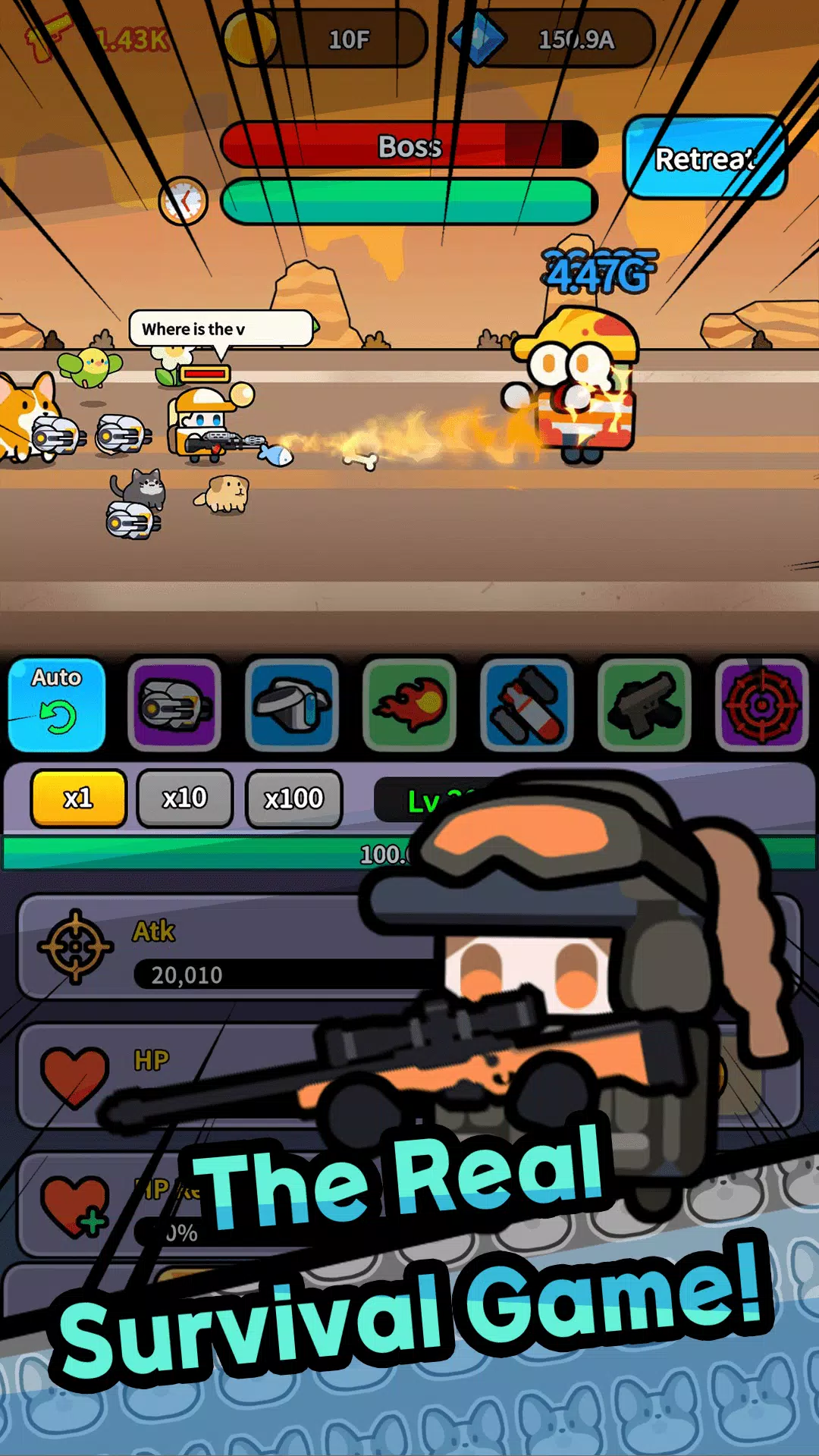 Legend Z Hunter : Idle RPG War ကိုဖန်သားပြင်3