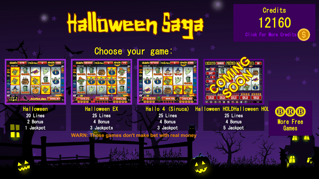 Halloween Slot Machines Pack应用截图第1张