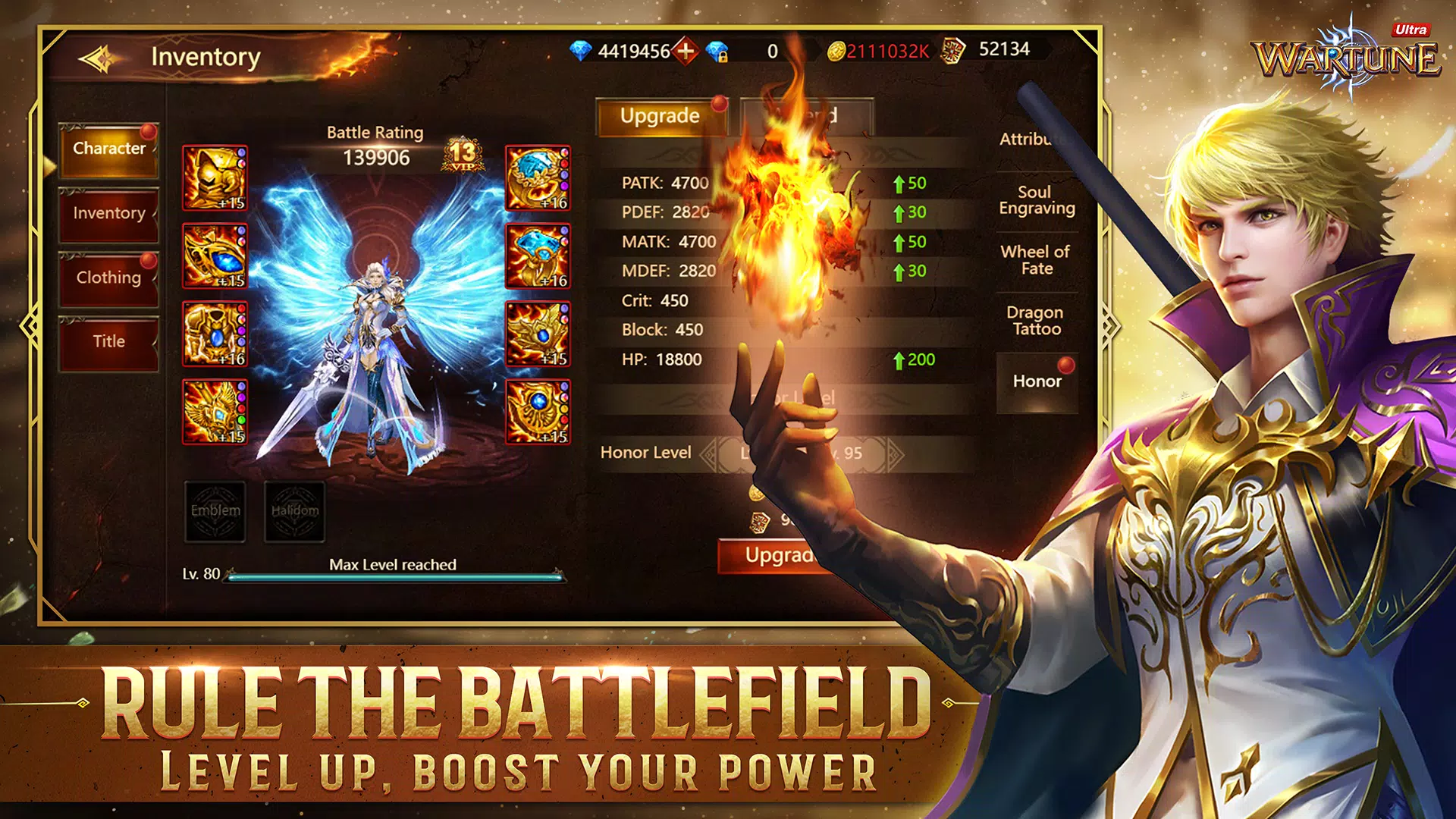 ภาพหน้าจอ Wartune Ultra 3
