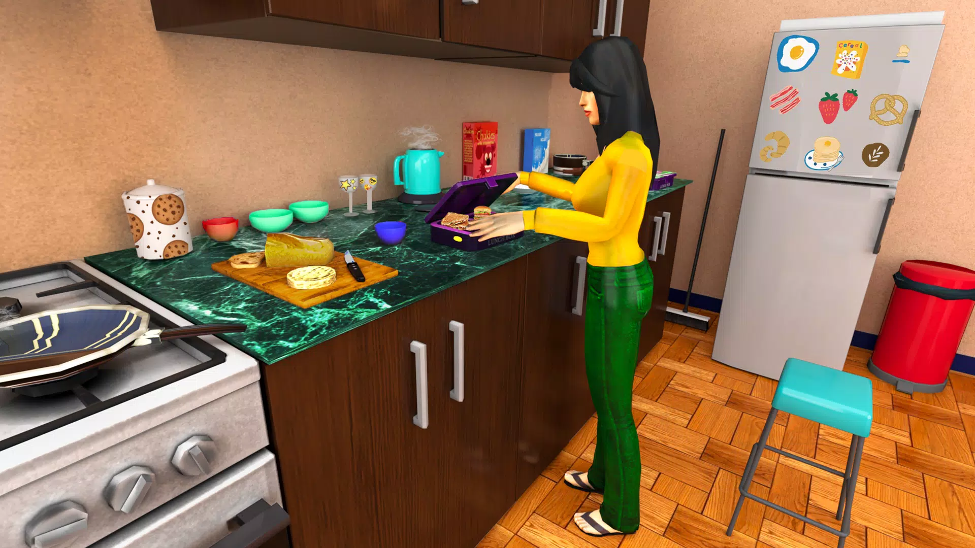 Virtual Mother Single Mom Sim Screenshot 1