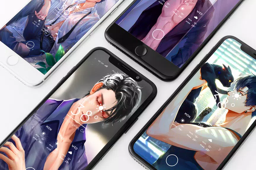 Anime Boy Wallpaper 4K ကိုဖန်သားပြင်0