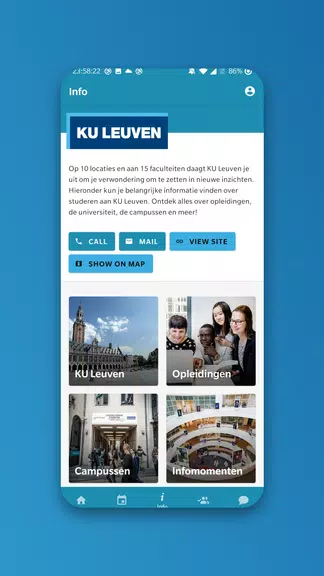 KU Leuven events ekran görüntüsü 1