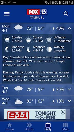 FOX 13 Tampa: SkyTower Weather capture d’écran 2