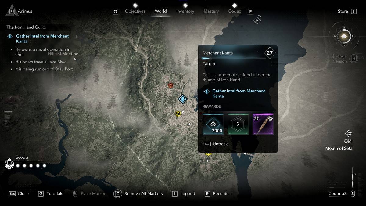 Merchant Kanta dalam Bayang -bayang Assassin's Creed
