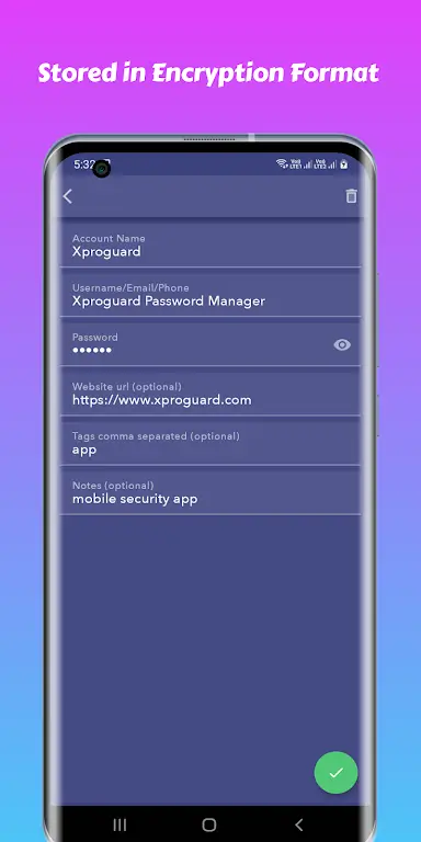 Xproguard Password Manager Скриншот 1