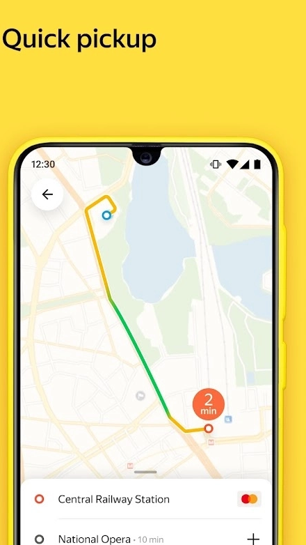 Yandex Go: taxi and delivery ảnh chụp màn hình 0