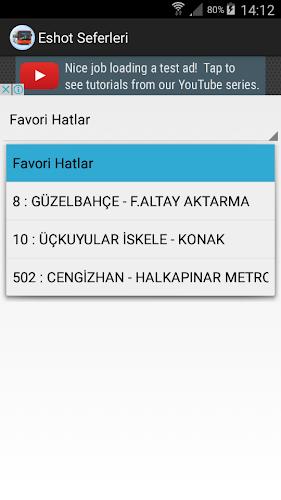 İzmir Otobüs Hareket Saatleri ekran görüntüsü 3