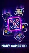 Tic tac toe: minigame 2 player স্ক্রিনশট 0