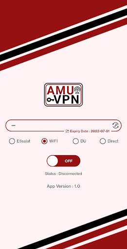 Amu VPN captura de pantalla 1