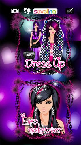 Emo dress up game captura de pantalla 3