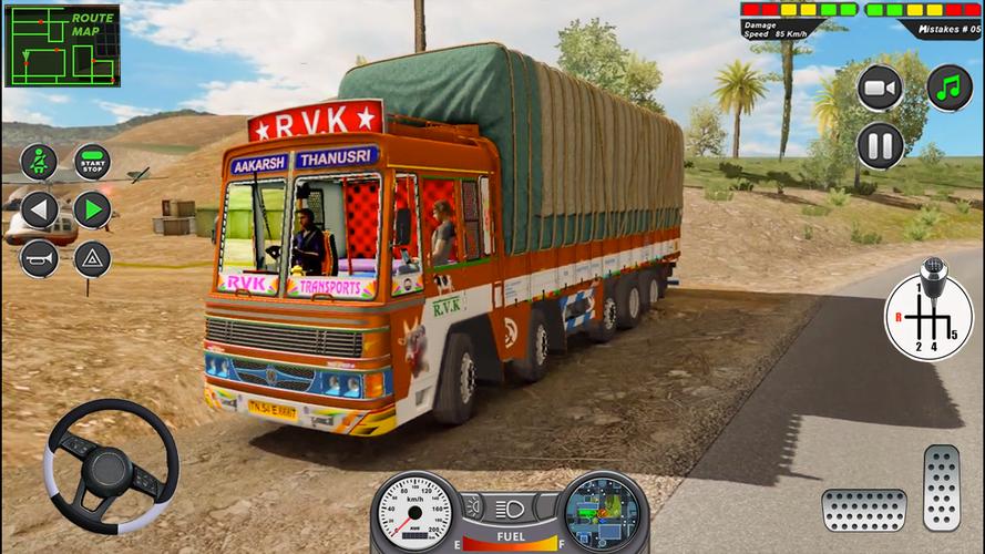 Indian Heavy Truck Delivery 3D capture d’écran 0