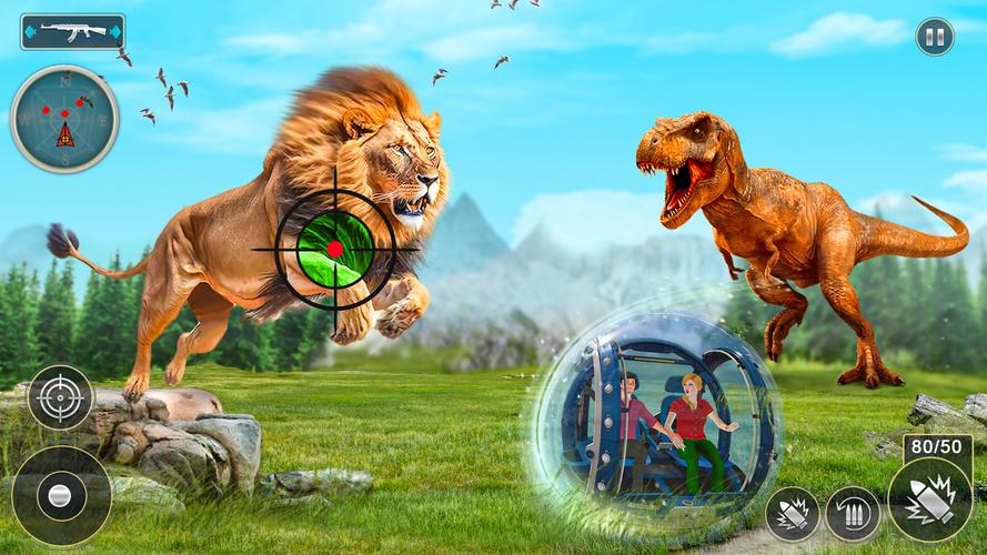 Lion Games - Sniper Hunting স্ক্রিনশট 1