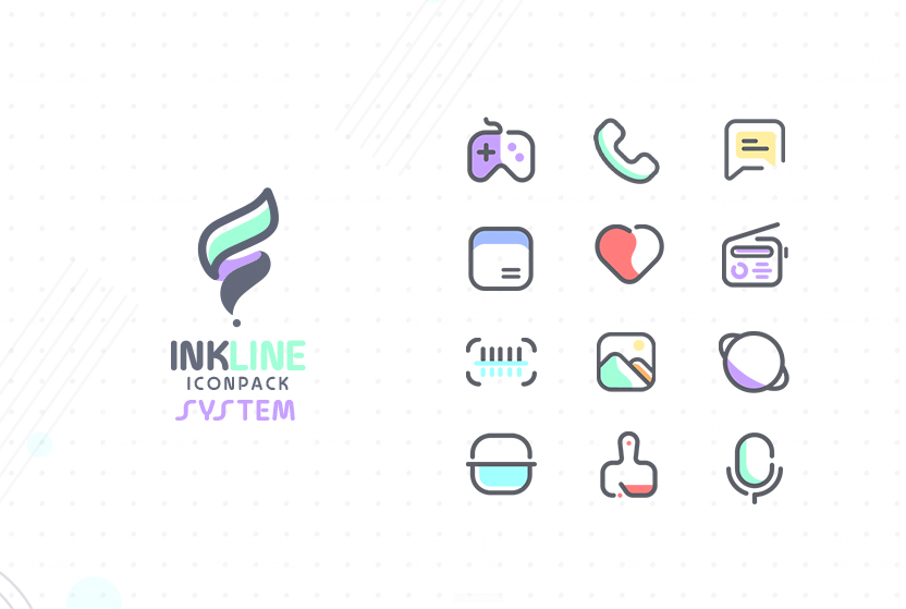 InkLine Icon Pack Mod screenshot 0