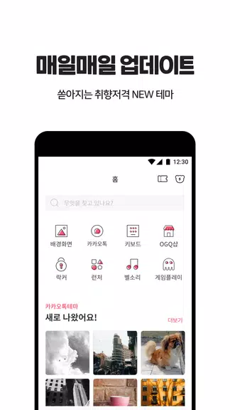 OGQ 폰테마샵 - 배경화면/카톡테마/카톡테마 메이커スクリーンショット1