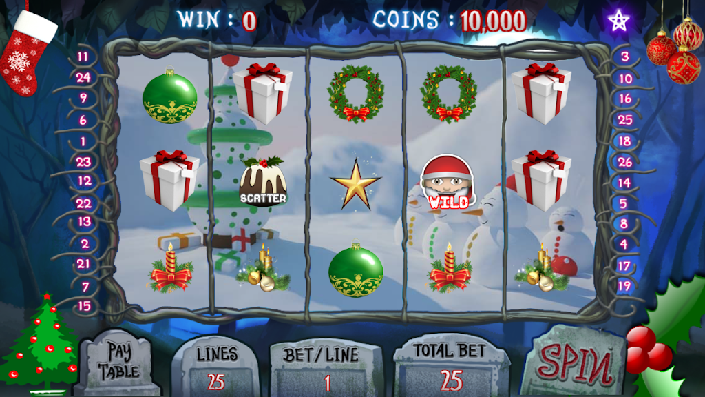Christmas Jackpot : Real Casino Slot Master 777屏幕截圖1