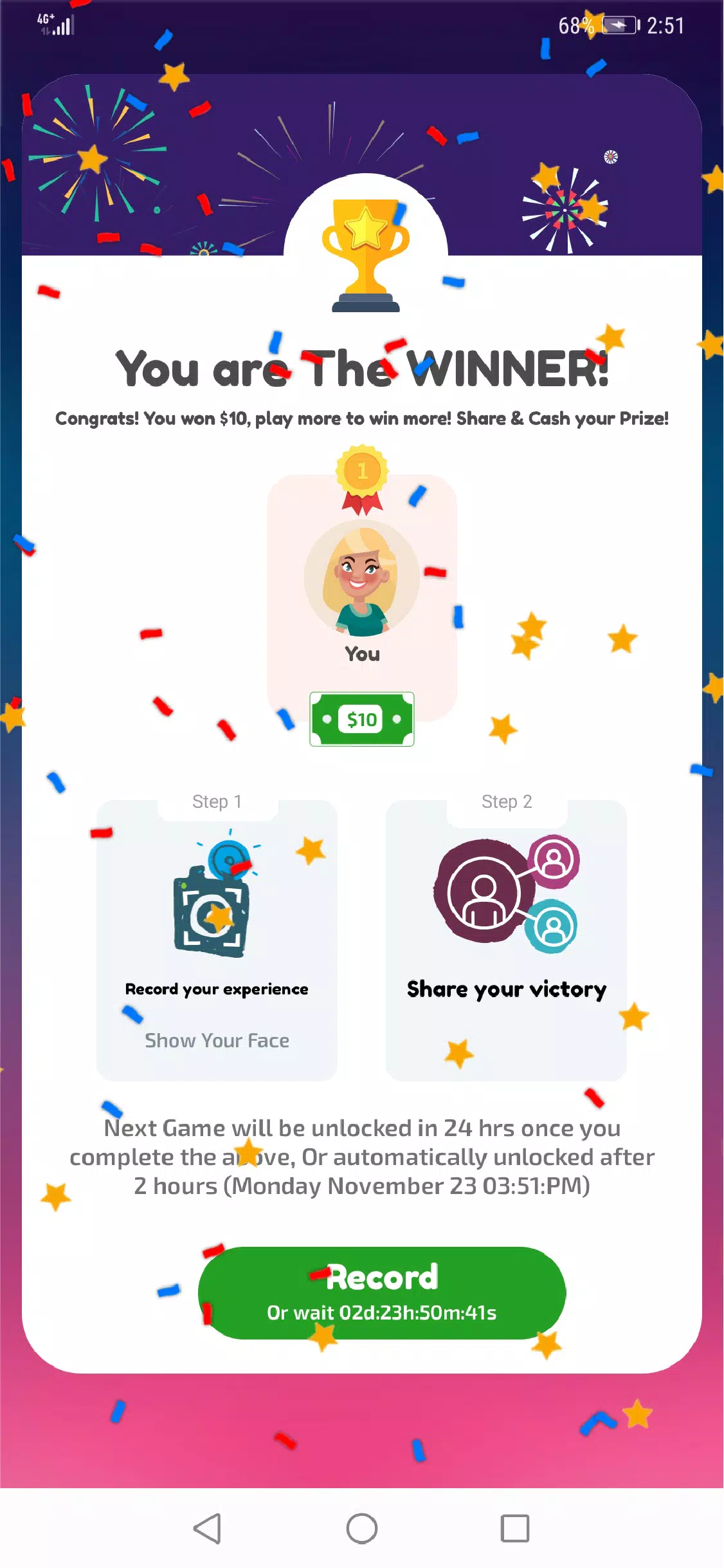ภาพหน้าจอ Play and Win 3