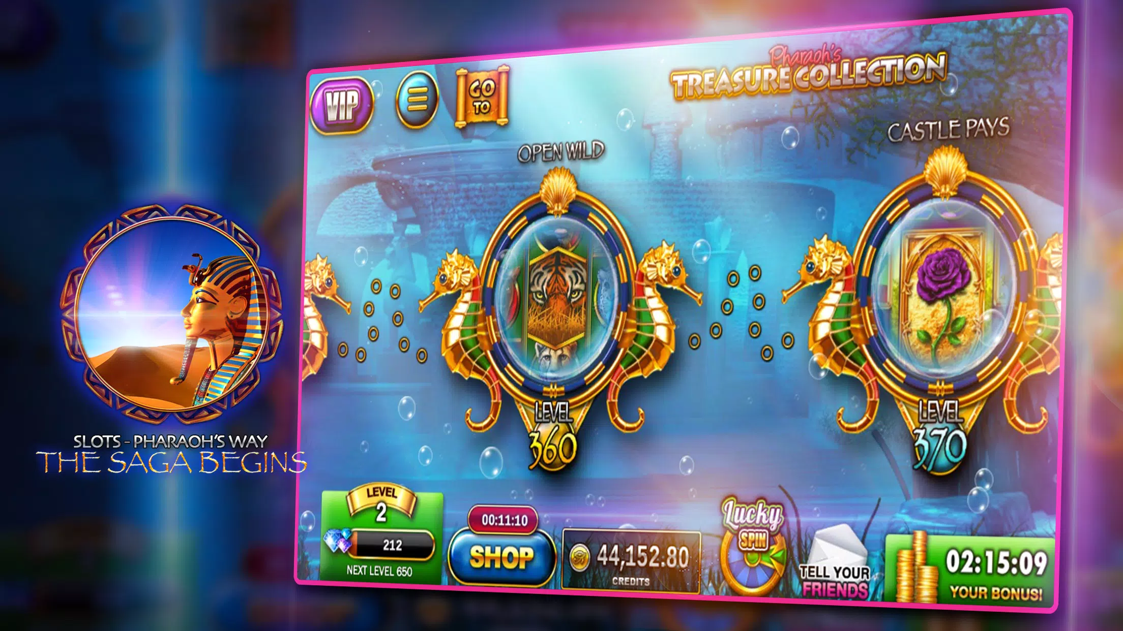 Slots - Pharaoh's Way Casino Screenshot 1