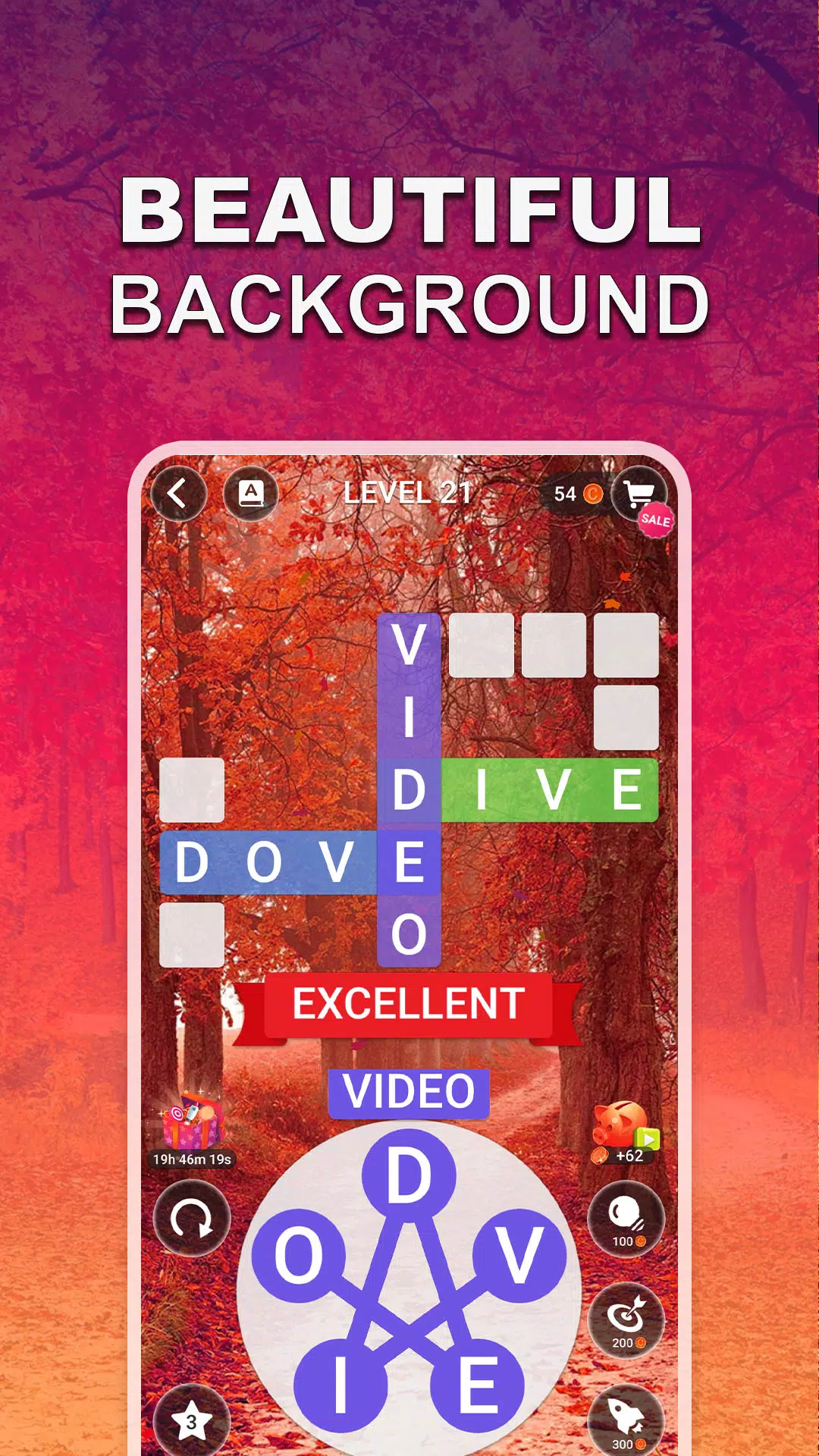 ภาพหน้าจอ Word Rainbow - A crossword game 3