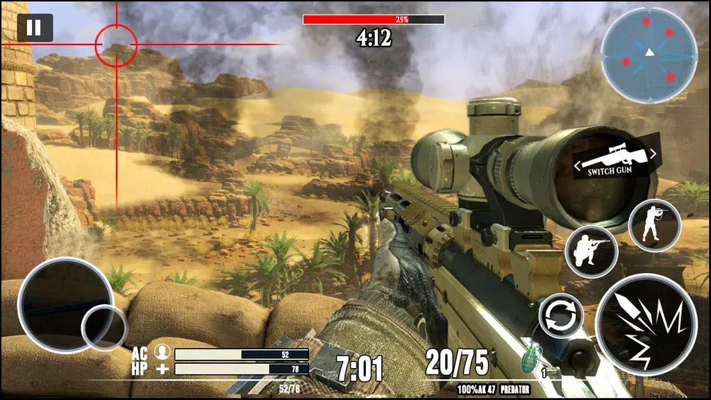 Desert Sniper 3D: Battleground capture d’écran 1