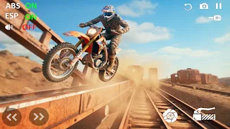 Motocross Beach Bike Games 3D ảnh chụp màn hình 1