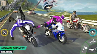 Crazy Moto: Bike Shooting Game 스크린샷 3