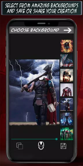 SuperHeroes Editor屏幕截圖2