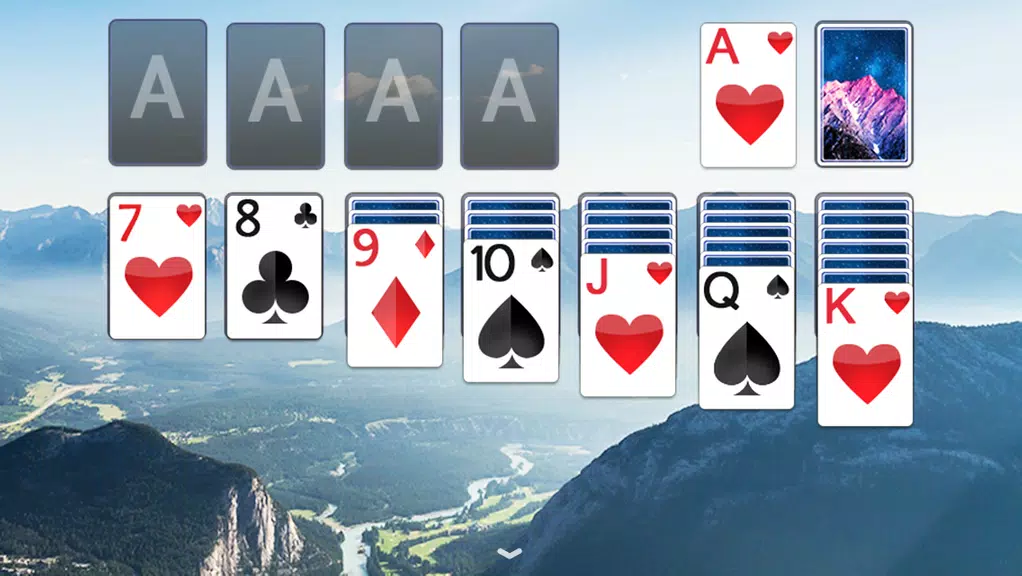 Solitaire Mountain Top Theme ဖန်သားပြင်ဓာတ်ပုံ 2