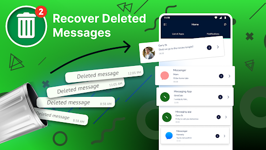 Deleted Messages Recovery ภาพหน้าจอ 3