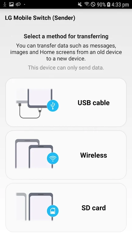 LG Mobile Switch (will closed) captura de pantalla 3