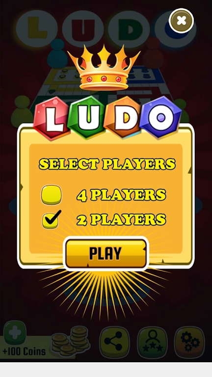 ภาพหน้าจอ The king ludo 1