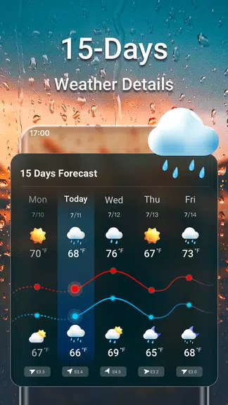 Weather Forecast & Live Radar ekran görüntüsü 1