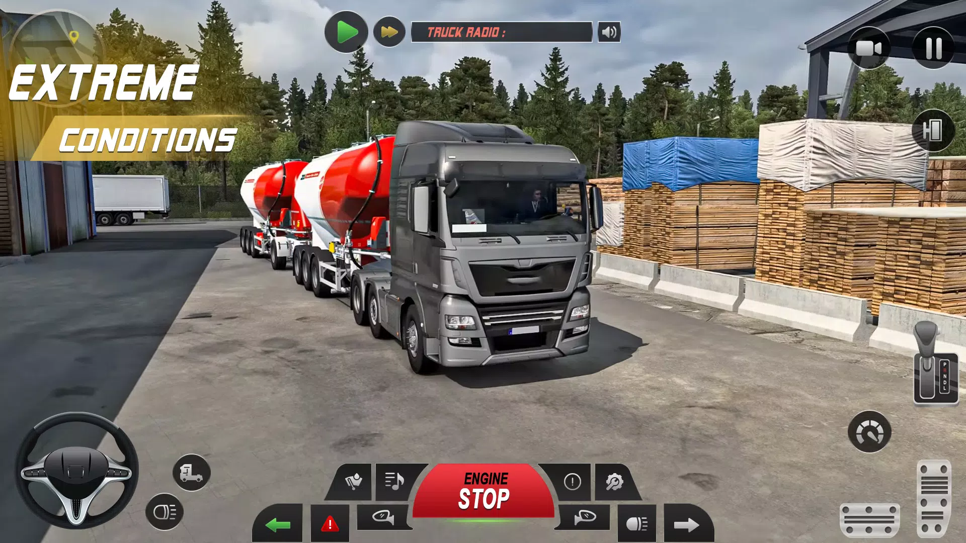 Euro Truck Driving Game 3d 스크린샷 1