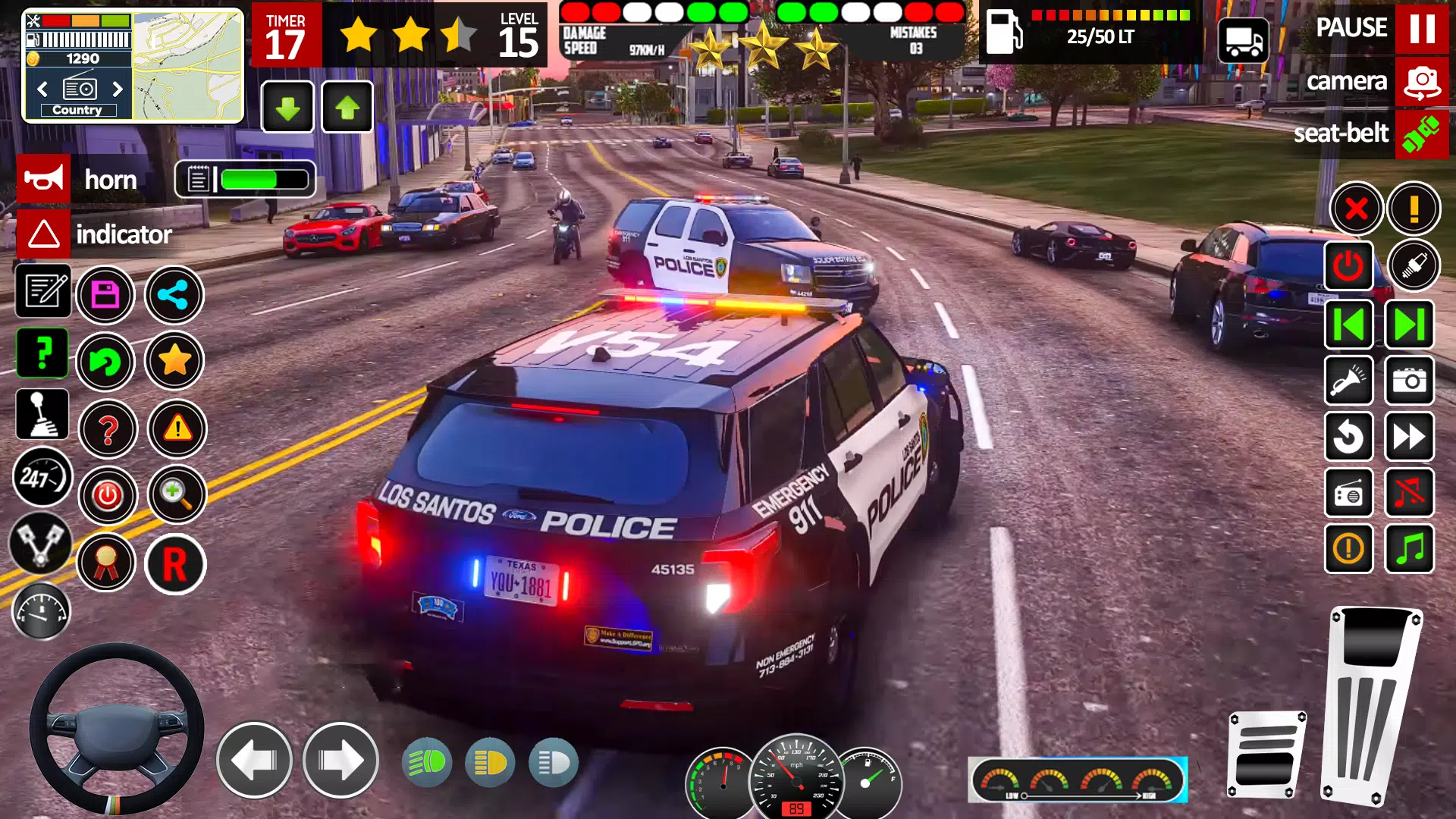 Car Chase Game Cop Simulator स्क्रीनशॉट 1