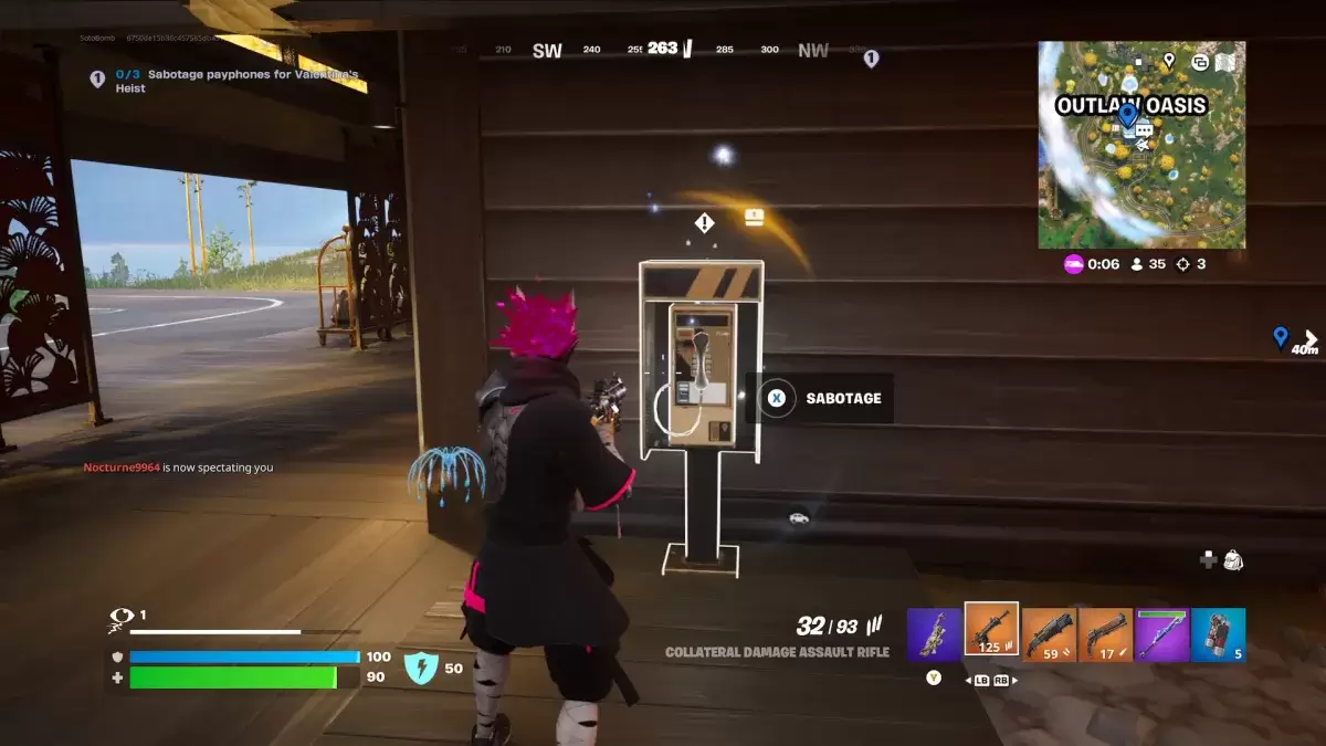 Payphone en Fortnite.