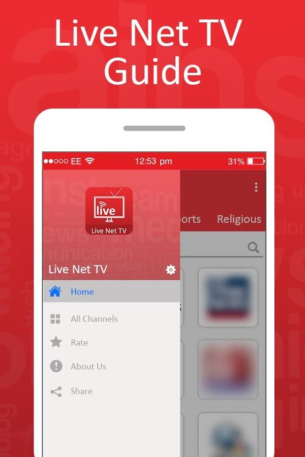 Live Net TV Streaming Guide capture d’écran 2