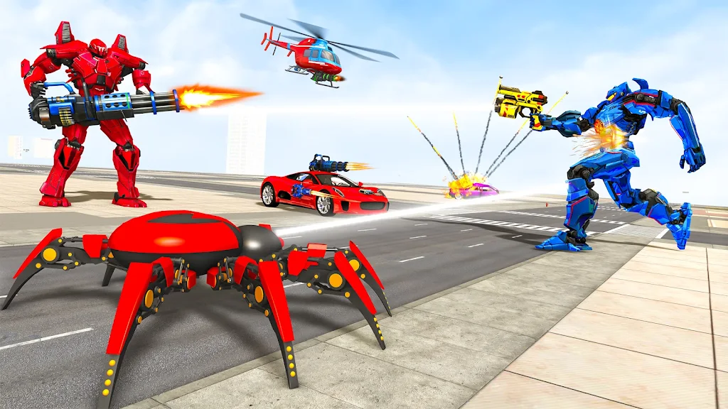 Spider Robot Games: Robot Car屏幕截圖1