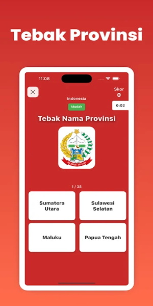 Tebak Nama Negara & Provinsi screenshot 2