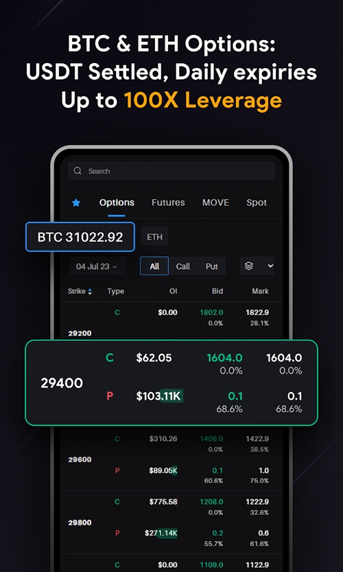 Screenshot Delta Exchange 3