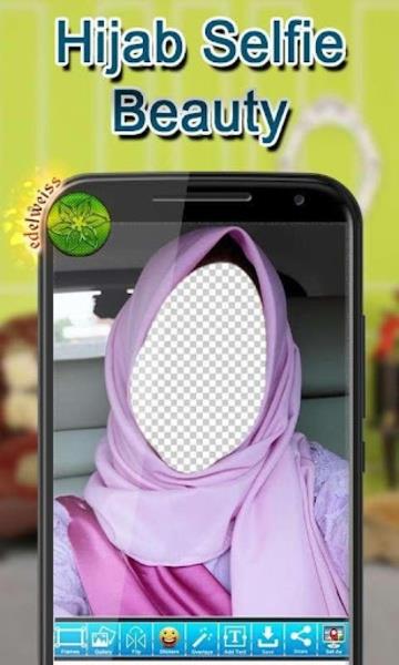 Hijab Selfie Beauty capture d’écran 2