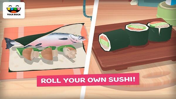 Screenshot Toca Kitchen Sushi 2