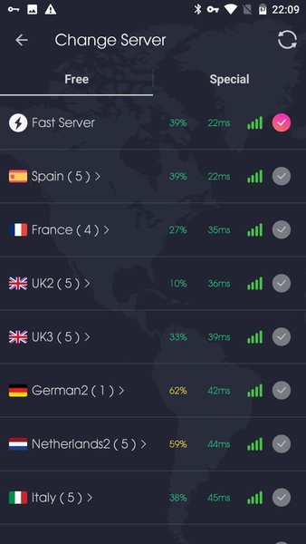 VPN Proxy Speed - Super VPN स्क्रीनशॉट 0