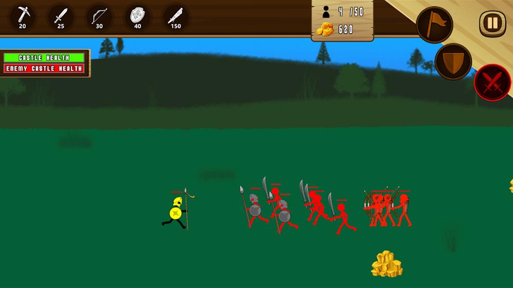 Stickman Age: Stick War Battle Captura de tela 0