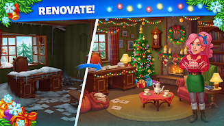 Merge Christmas: Home Design Captura de tela 1