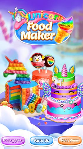 Unicorn Cake Maker-Bakery Game 스크린샷 0